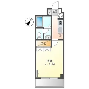 アメニティ白楽【2階】の間取り