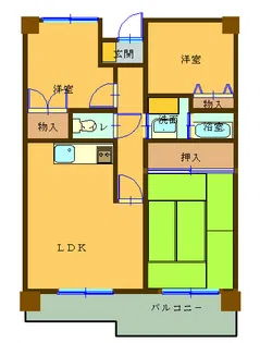 ハイクオリティII【3階】の間取り