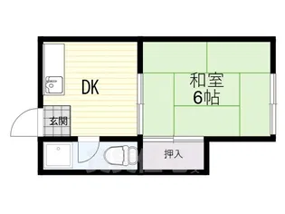 大野コーポABC【2階】の間取り