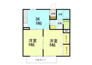 セレブリティー・F B棟【1階】の間取り