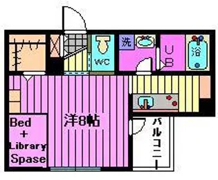 ルミエールuII【2階】の間取り