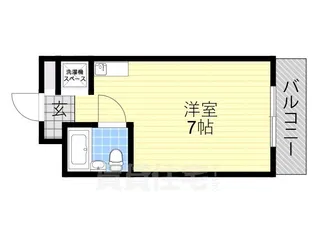 アーク上町台2番館【3階】の間取り