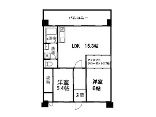 【こと×こと】醍醐東市営住宅5棟【5階】の間取り