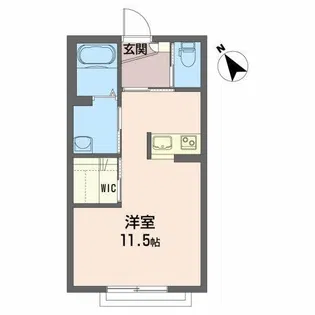 グランディスS&K【1階】の間取り