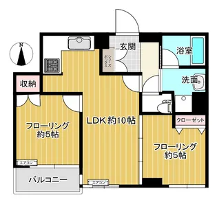 成城南フラッツ【7階】の間取り