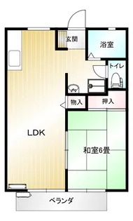 メゾンミレイユ【2階】の間取り