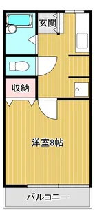 シティハイム フローラ【1階】の間取り