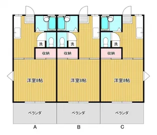 コーポレセディ【1階】の間取り