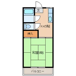 高橋コーポ【2階】の間取り