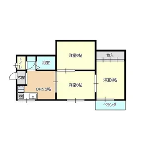 クレールSK【2階】の間取り