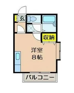 鹿児島県鹿児島市郡元町【アパート】の間取り
