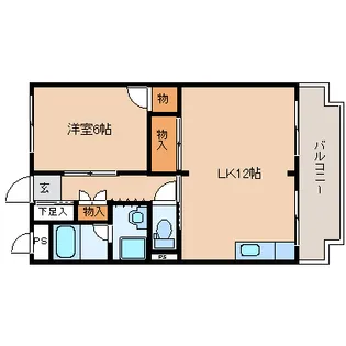 ララ望月【4階】の間取り