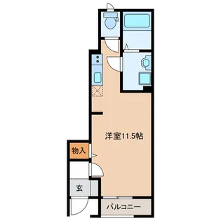 ラ ルーチェ M【1階】の間取り