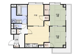 ハイム屋敷前【3階】の間取り