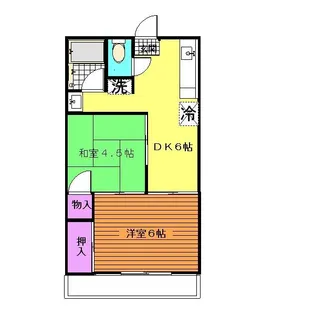 CITY26B棟【1階】の間取り