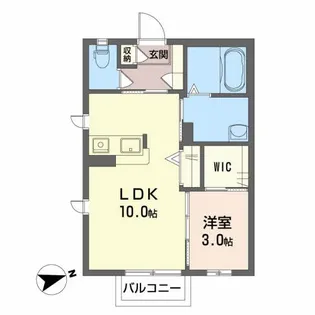 E・コート・ジェネラス【2階】の間取り