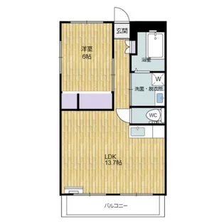 群馬県太田市飯田町【マンション】の間取り