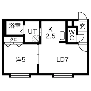 ピアス宮の沢【2階】の間取り