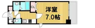 フォーリアライズ南堀江ヴィータ【4階】の間取り