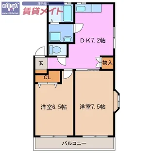 グリーンハイツ【1階】の間取り