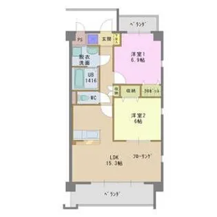 ボン・ナテュール【3階】の間取り