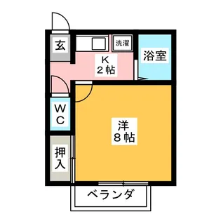 オークハイツ【1階】の間取り