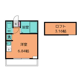 MONO追浜【2階】の間取り
