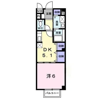 グランソレイユ【2階】の間取り