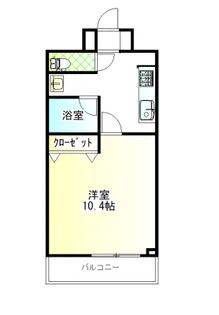 青葉レジデンス【2階】の間取り