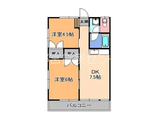 スプリングハイツ【1階】の間取り