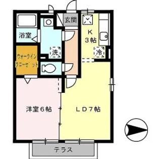 高知県高知市朝倉本町2【アパート】の間取り