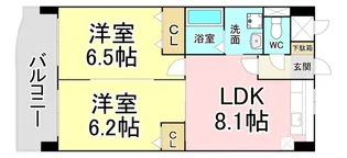 コートハウス大手町【9階】の間取り
