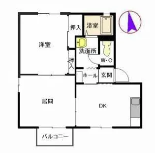 ネオベルデ森町2【2階】の間取り