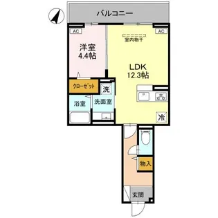 埼玉県さいたま市南区文蔵1【アパート】の間取り