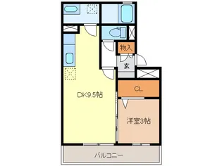 heritage a.i 1【2階】の間取り