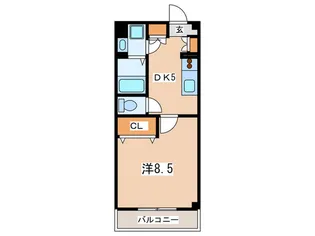 リ-ベルサンアイ【1階】の間取り