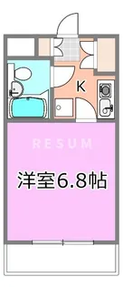 千葉県千葉市稲毛区轟町1【マンション】の間取り