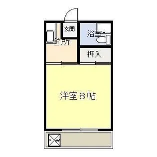 ホワイトコーポ【2階】の間取り