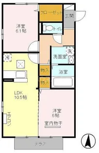 埼玉県さいたま市大宮区三橋4【アパート】の間取り