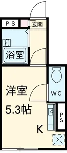 バーミープレイス平井【1階】の間取り