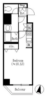1Rの間取り画像
