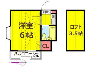 ABLE早稲田J【2階】の間取り
