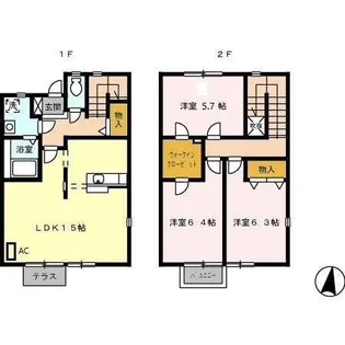 三重県松阪市嬉野中川新町2【一戸建】の間取り