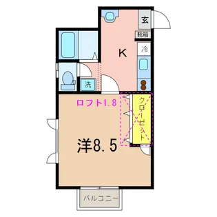 ピノ【2階】の間取り