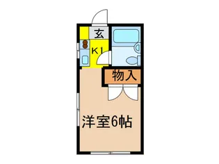 沢井コ-ポ【2階】の間取り