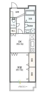 スタシオンウエスト【3階】の間取り