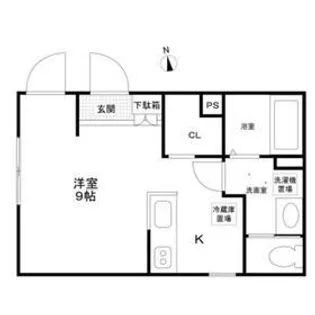 東京都新宿区西早稲田2【アパート】の間取り