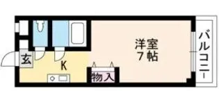 ノアーズアーク観月橋【2階】の間取り