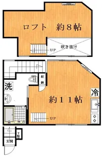 キャトル笹塚【2階】の間取り
