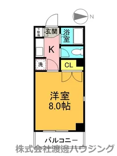 ハシモトエージェンシービル【6階】の間取り